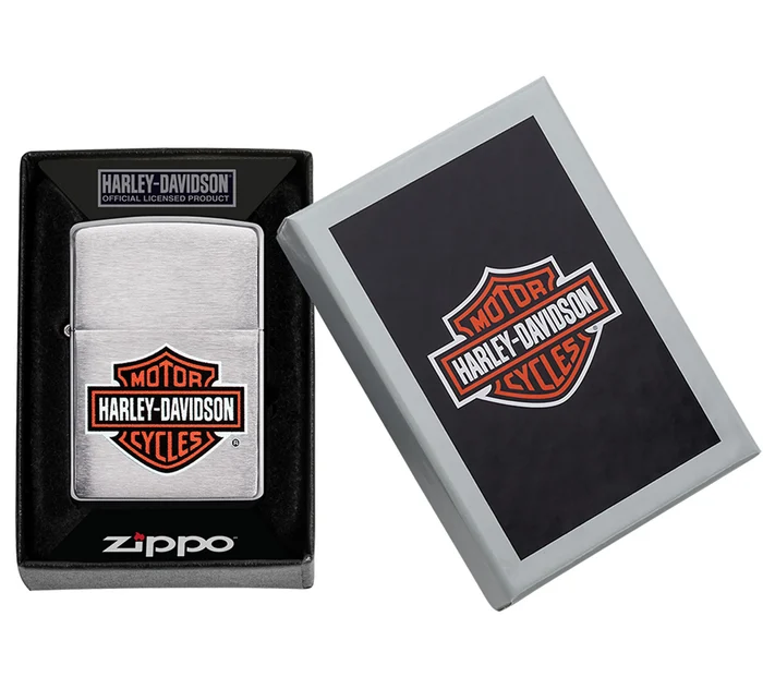 Harley-Davidson Logo Chrome Windproof Lighter