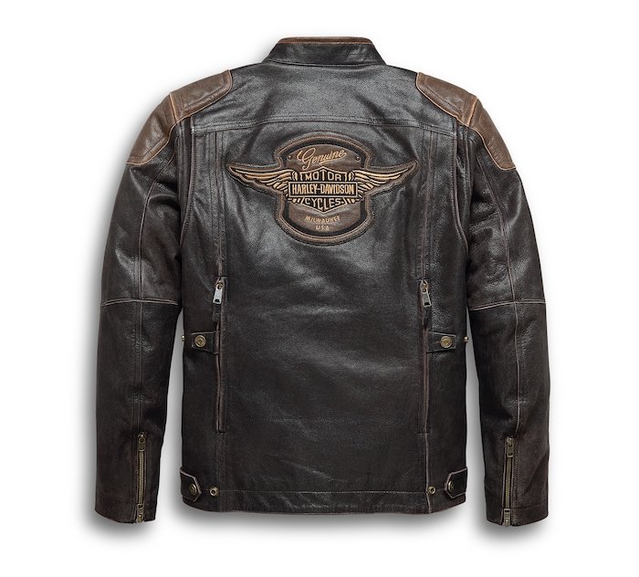 Men's Harley-Davidson Triple Vent System Trostel Leather Jacket