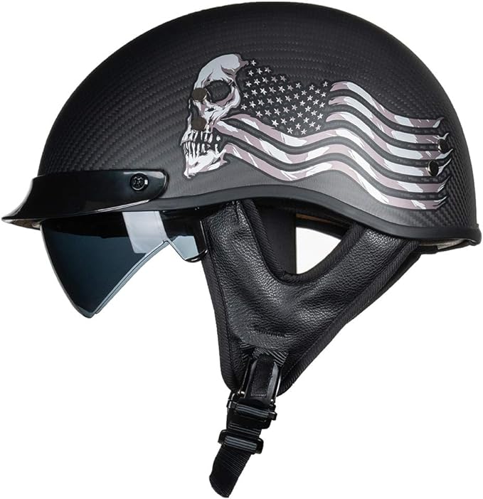 Motorcycle Helmets Men Half Face Helmets