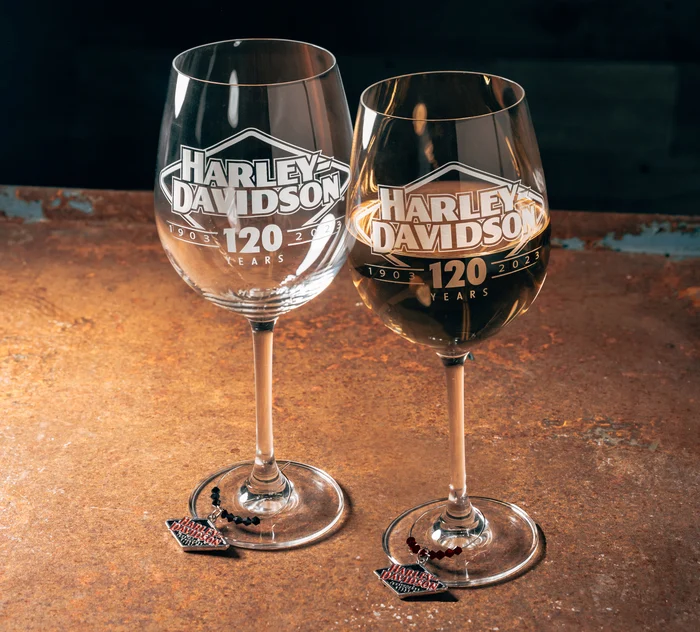 120th Anniversary Wine Glass Set of 2