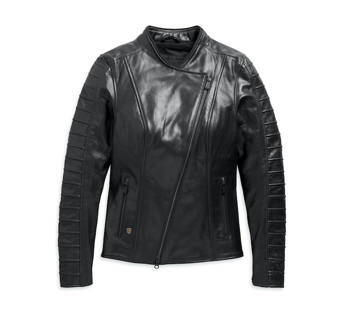 Women's Ozello Perforated Leather Jacket