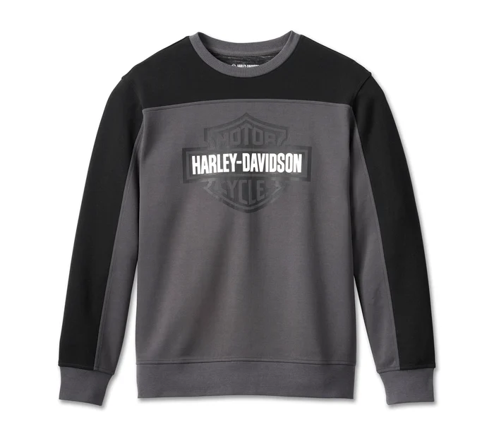 Men's Bar & Shield Colorblock Sweatshirt