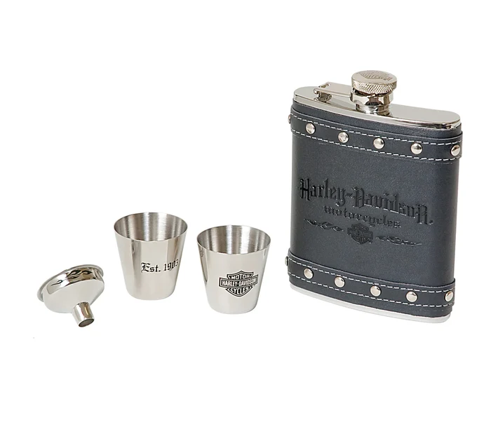 Motorcycles Flask Set