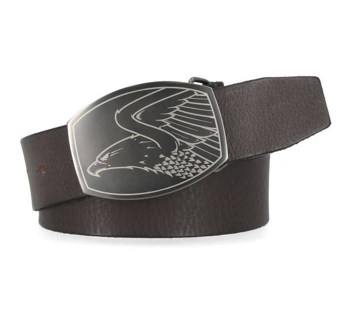 Men's 120th Exploded Eagle Plaque Snap On Buckle
