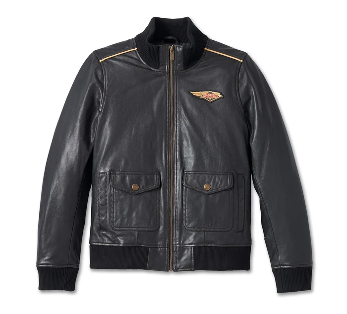 Women's 120th Anniversary Bomber Leather Jacket