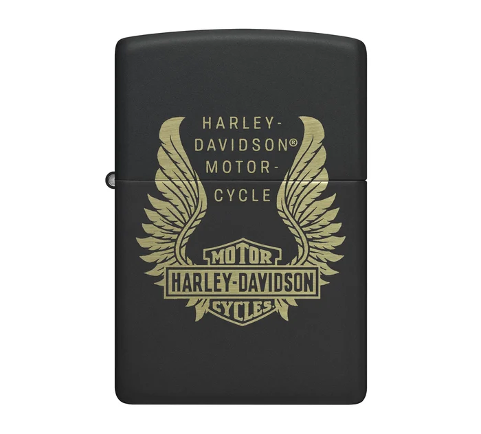 Harley-Davidson Bar and Shield 360 Photo Windproof Lighter