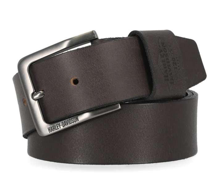 Men's 120th Pebble Snap On Buckle Belt