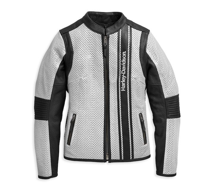 Women's Hideaway Perforated Leather Jacket