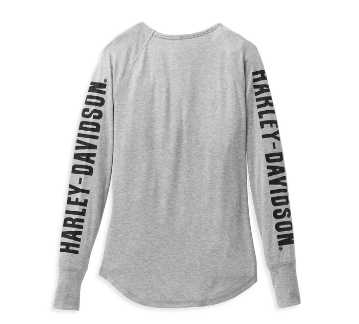 Women's Authentic Bar & Shield Rib-Knit Top