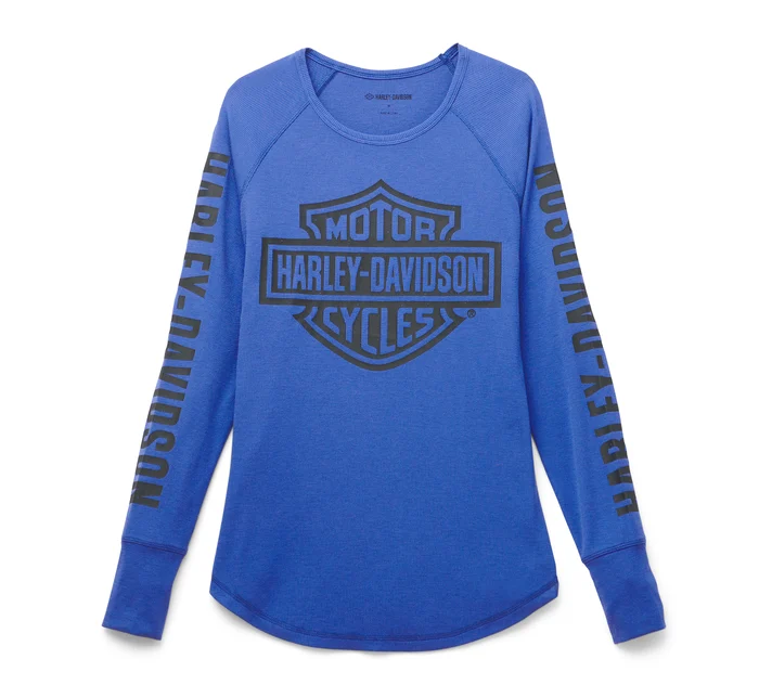 Women's Authentic Bar & Shield Rib-Knit Top