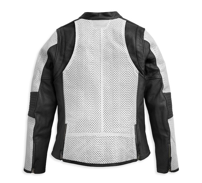 Women's Hideaway Perforated Leather Jacket