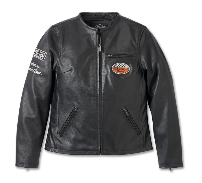 Women's 120th Anniversary Cafe Racer Leather Jacket