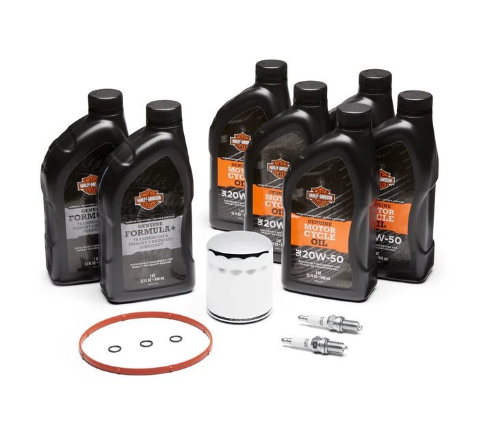 Twin Cam 20W50/Formula+ Tune Up Kit �C Chrome Filter