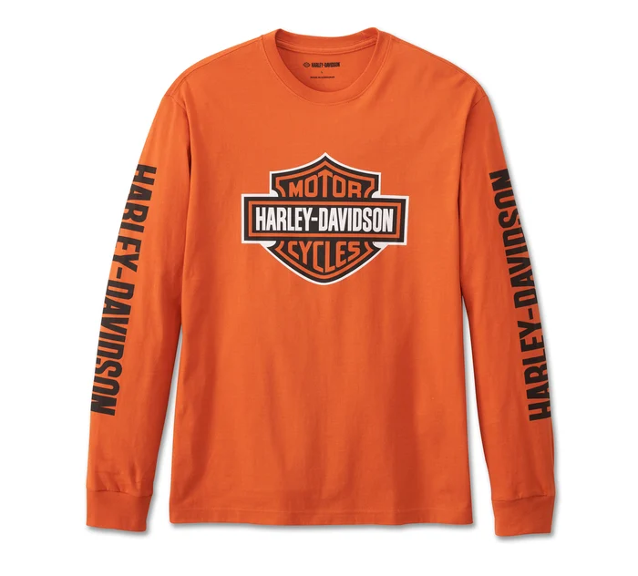 Men's Bar & Shield Long Sleeve Tee