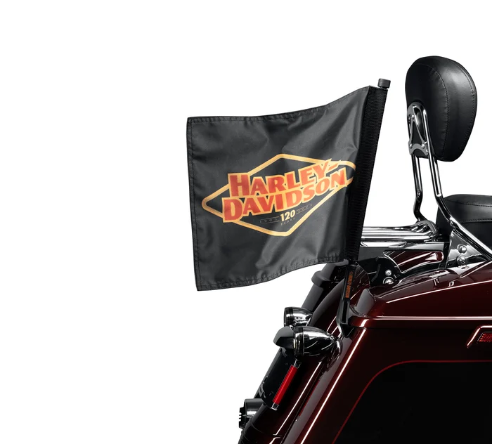 120th Anniversary Flag Kit �C Tour-Pak/Saddlebag Mount