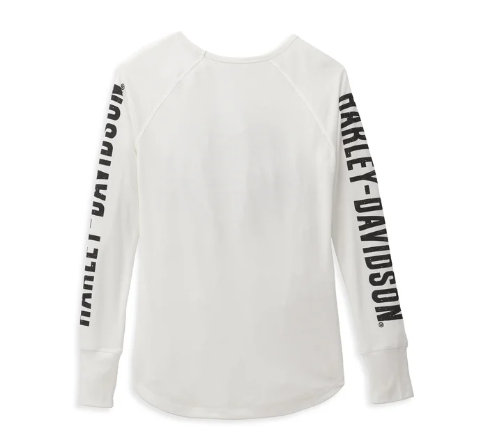 Women's Authentic Bar & Shield Rib-Knit Top