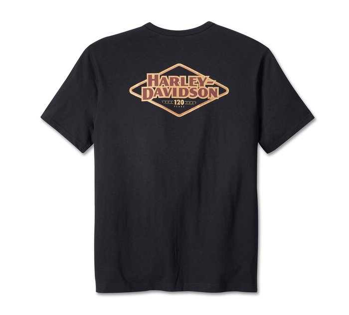 Men's 120th Anniversary Pocket Tee - Black Beauty