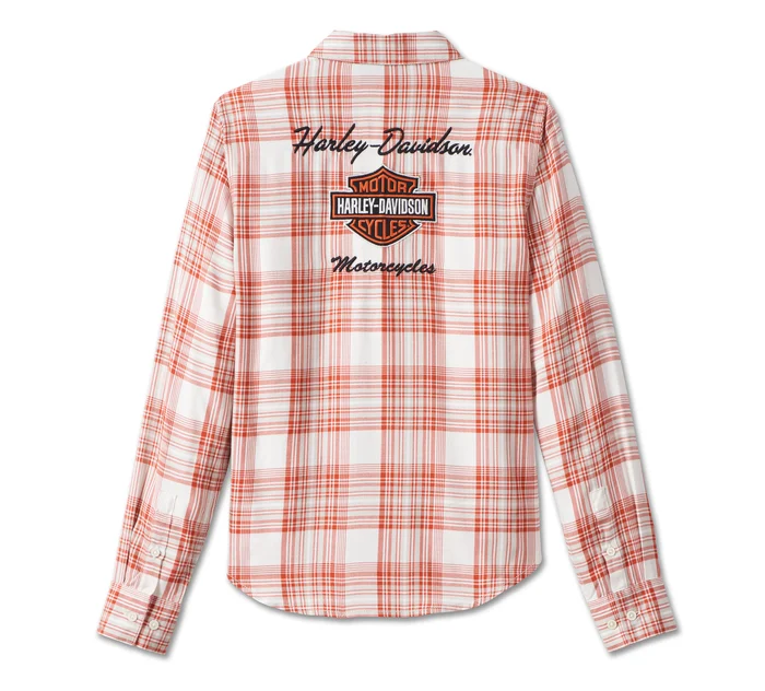 Women's Classic Bar & Shield Plaid Shirt