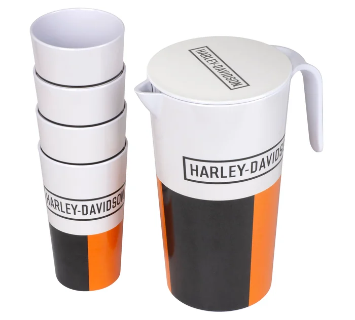 Retro Block Pitcher Set