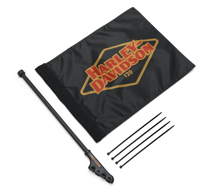 120th Anniversary Flag Kit �C Sissy Bar Mount
