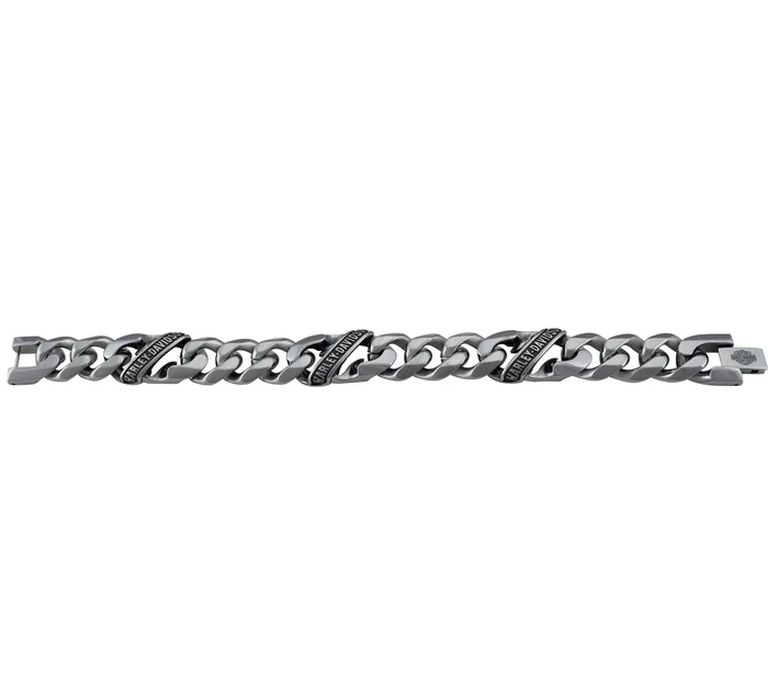 Men's Banner Curb Link Bracelet