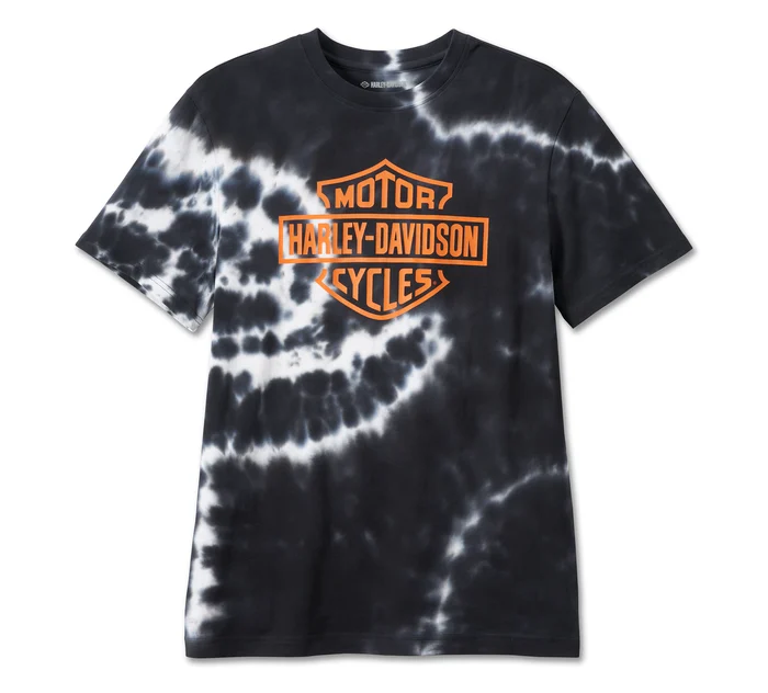 Men's Bar & Shield Tie Dye Tee