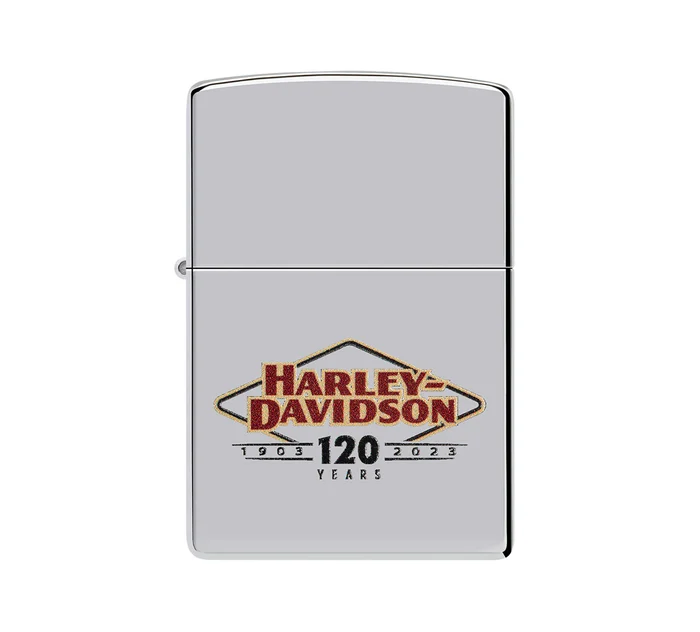 Harley-Davidson 120th Anniversary High Polish Windproof Lighter