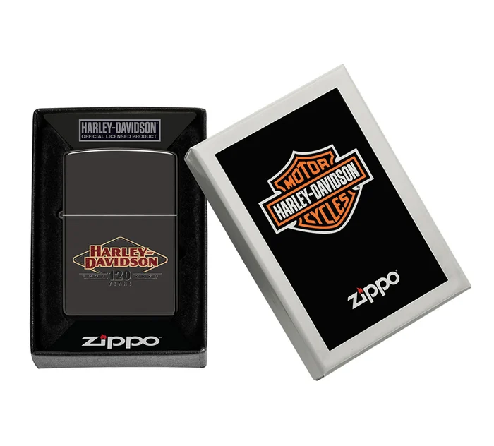 Harley-Davidson 120th Anniversary High Polish Windproof Lighter