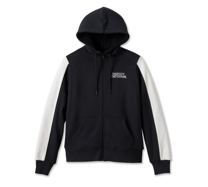 Women's Willie G Sherpa Lined Zip Front Hoodie