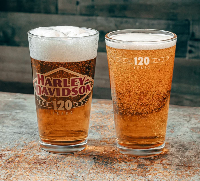 120th Anniversary Pint Glass Set of 2