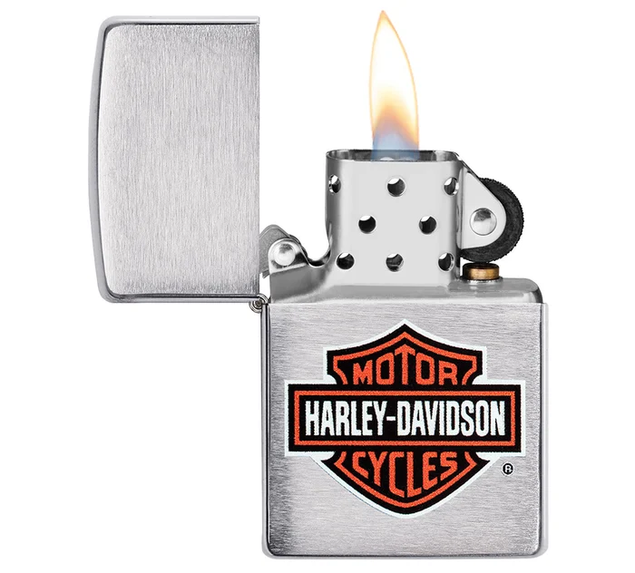 Harley-Davidson Logo Chrome Windproof Lighter