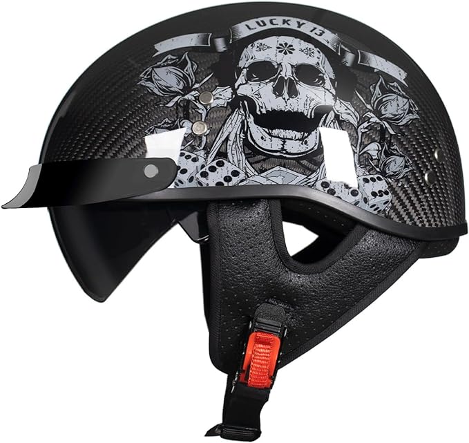 Motorcycle Helmets Men Half Face Helmets