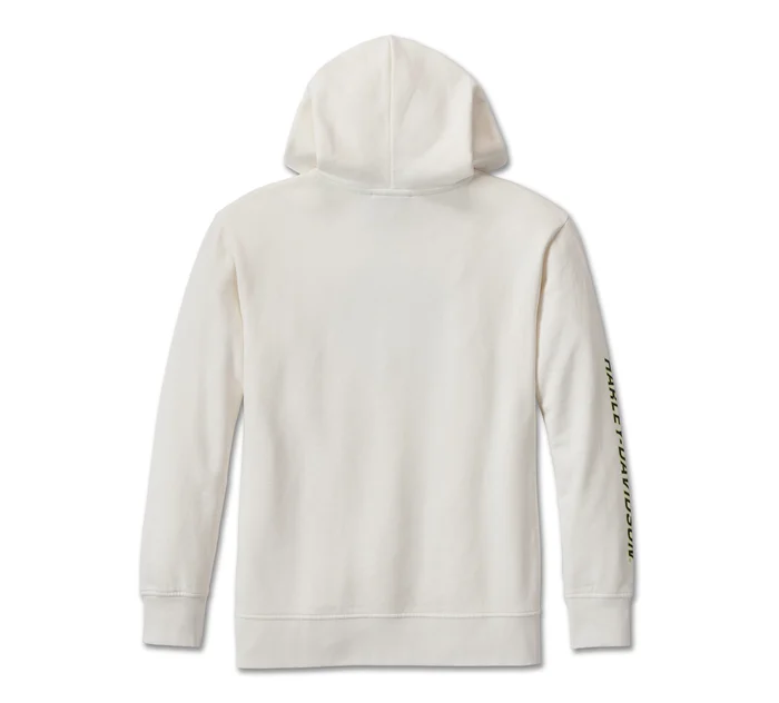 Women's Oversized Street Machine Bar & Shield Pull Over