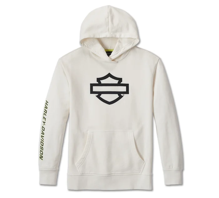 Women's Oversized Street Machine Bar & Shield Pull Over