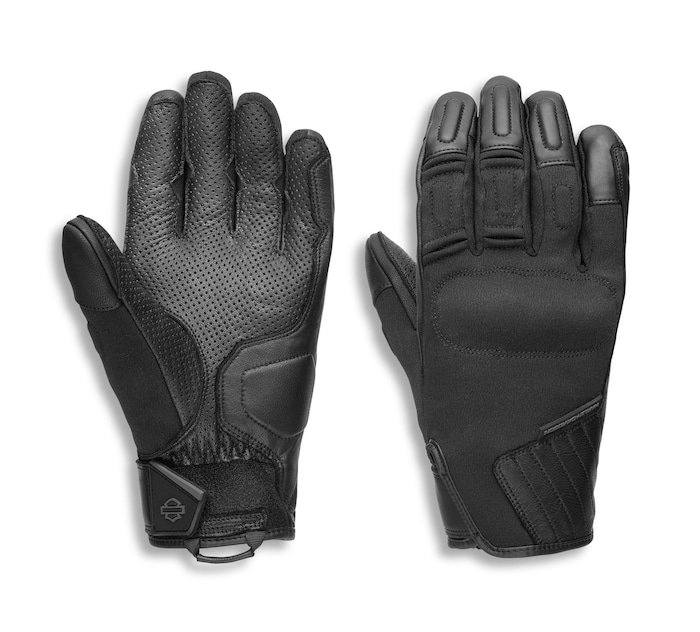 Men's H-D? Brawler Full Finger Mixed Media Glove