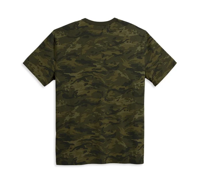 Men's Bar & Shield Camo Tee