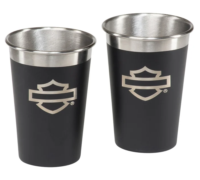 Open B&S Stainless Steel Glass Set