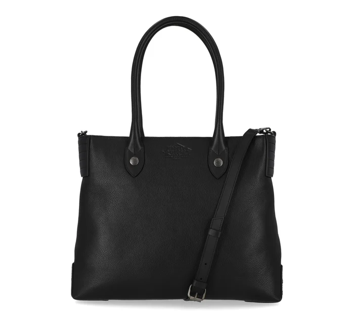 Women's 120th Pebble Leather Tote Bag