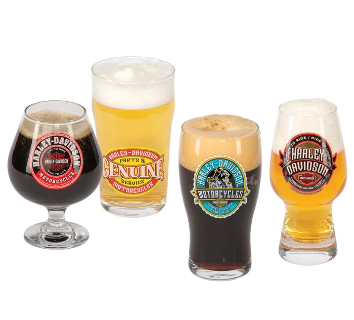 H-D Label Craft Beer Set of 4