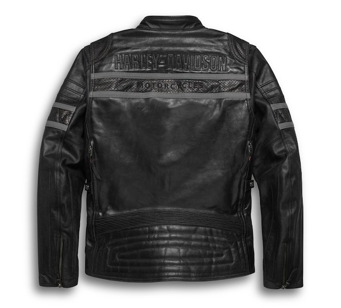 Men's Harley-Davidson Triple Vent System�?Wick Twister Leather Jacket