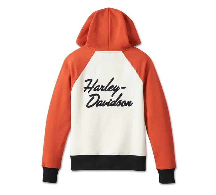 Women's Custom Colorblock Bar & Shield Pullover Hoodie