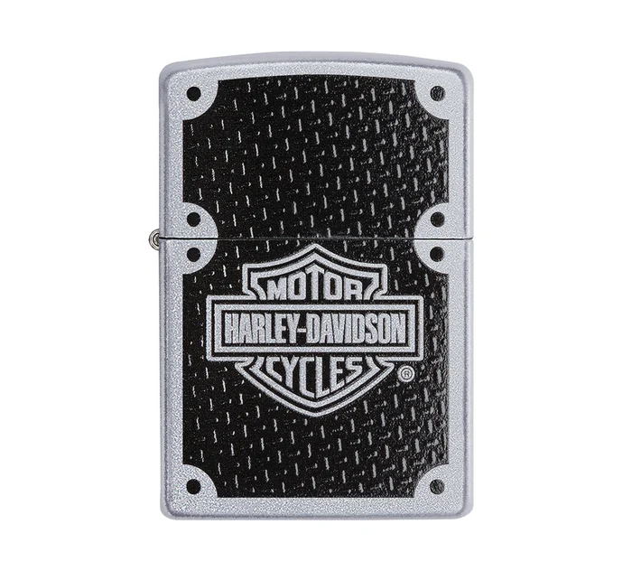 Harley Davidson Texture Chrome Windproof Lighter