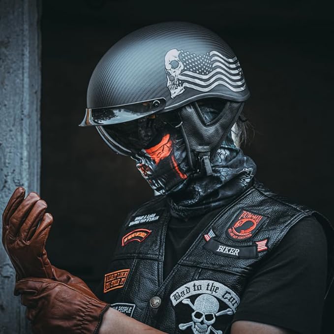 Motorcycle Helmets Men Half Face Helmets