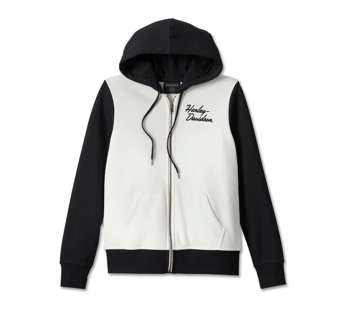 Women's Special Bar & Shield Zip Front Hoodie