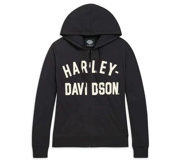 Women's Applique Full Zip Hoodie