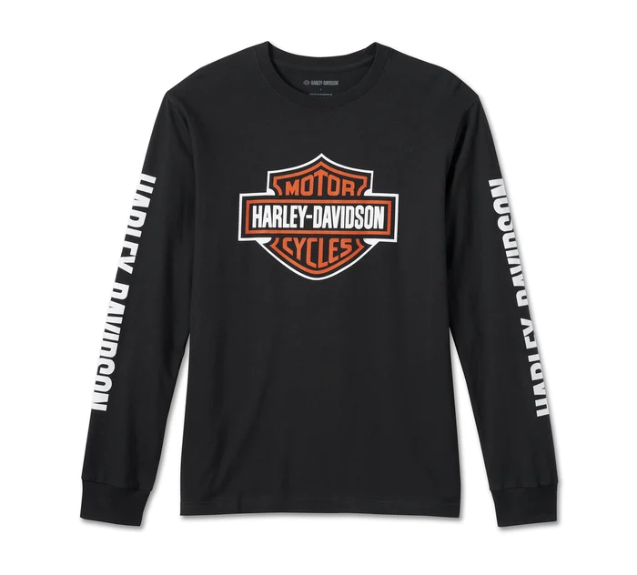 Men's Bar & Shield Long Sleeve Tee