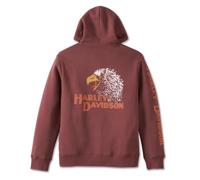 Men's Classic Eagle Zip-Up Hoodie