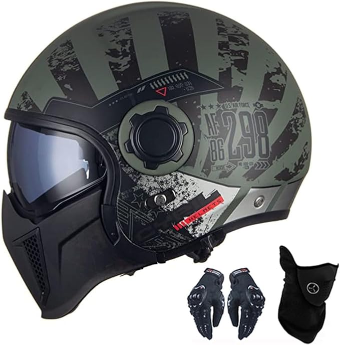 Harleydavidson Motorcycle 3/4 Half Helmet