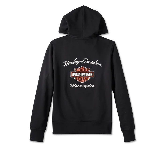Women's Special Bar & Shield Zip Front Hoodie