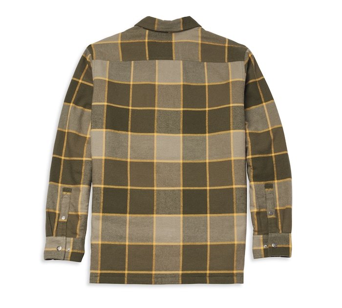 Men's 120th Vintage Plaid Shirt Jacket